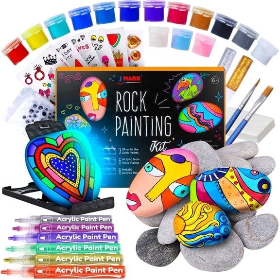 J Mark Premium Rock Painting Art Kit