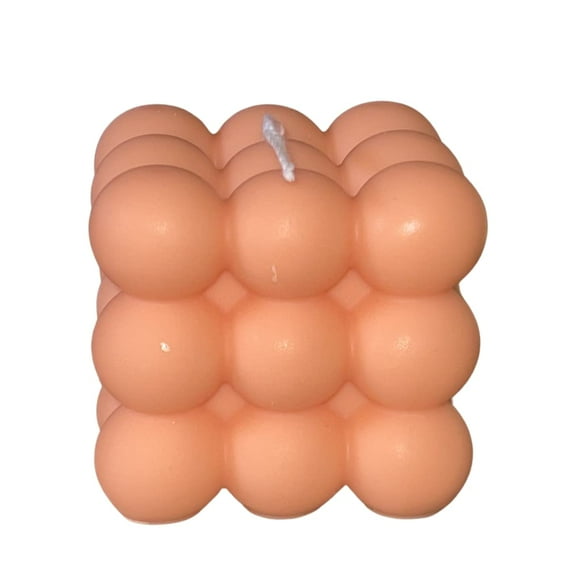 J' Maure Candle Co.100% Soy Bubble Decor Candles (Orange - Mango Tangerine) Home Fragrance Gift Best Gift for Men and Women Luxury Home Candles Long Lasting Fragrance.15 hours Burn Time Highly Scented