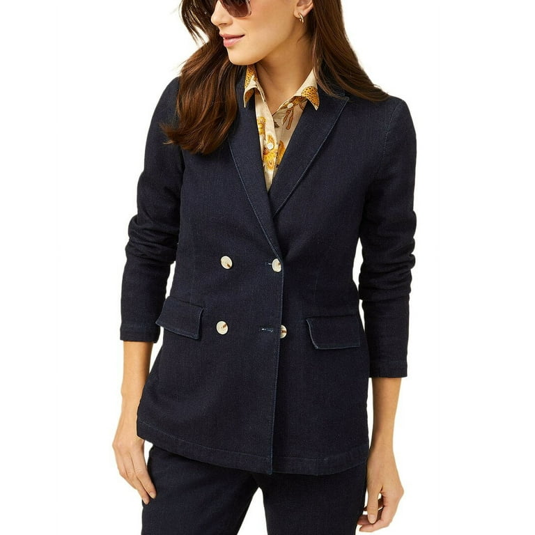 J.McLaughlin womens Ressie Jacket, 2, Blue - Walmart.com
