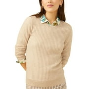 J.McLaughlin womens  Seaspray Cashmere Sweater, M, Brown