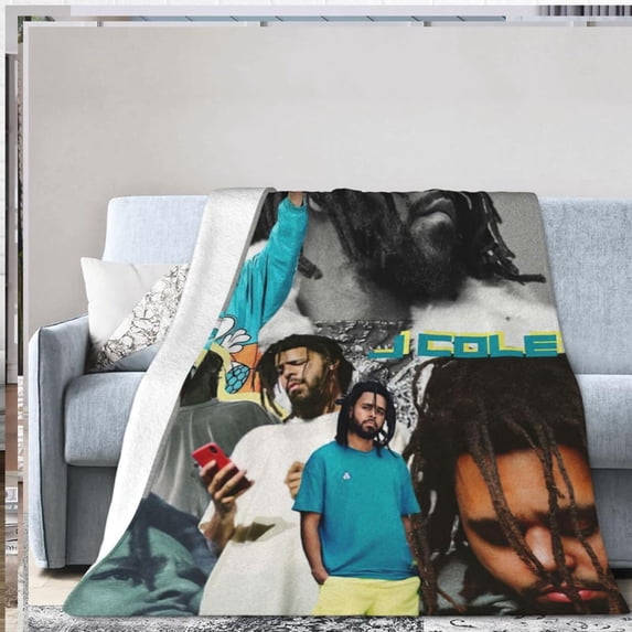 J Music Cole Blanket Super Soft and Comfortable Throw Blanket Ultra-Soft Flannel Blanket for Home Bed Sofa 50"x40"