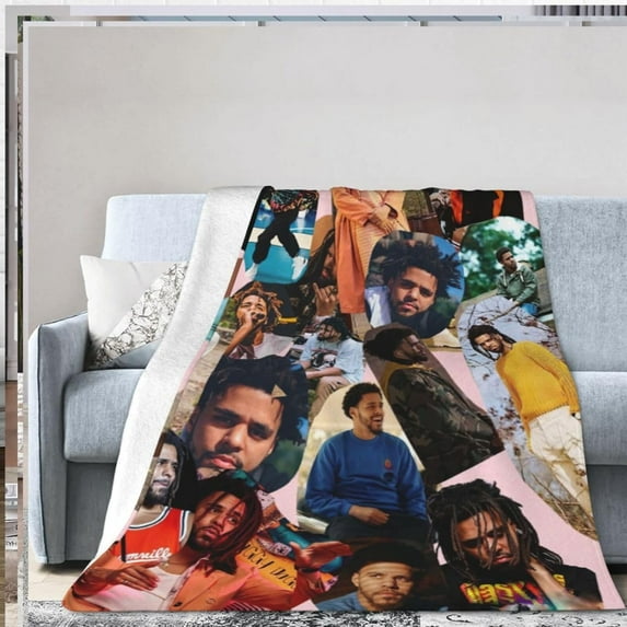 J Music Cole Blanket Super Soft and Comfortable Throw Blanket Ultra-Soft Flannel Blanket for Home Bed Sofa 50"x40"