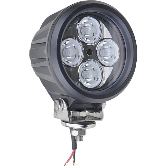 J&N Work Light, 12/24/36/48/60V, LED, 3,400 Lumens, White, 4.7", Spot