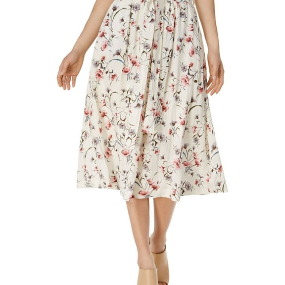 J.O.A. Womens Belt A-Line Skirt