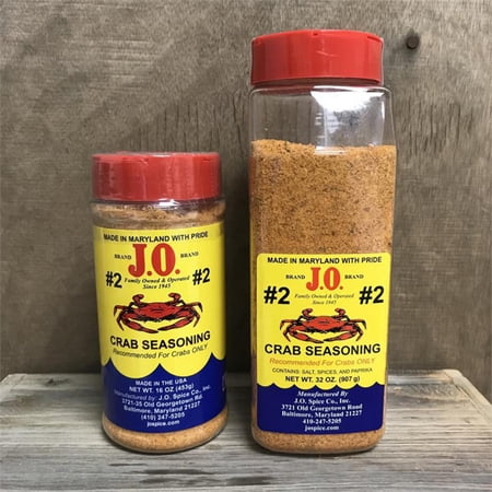 J.O. Spice #2 "Crab House Spice" Bottle - 16oz or 32oz