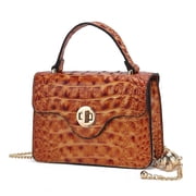 JOMOR BY MIA JMR-L509BR JOMOR by Mia Mae Womens Shoulder Bag Vegan Leather Crossbody Bag