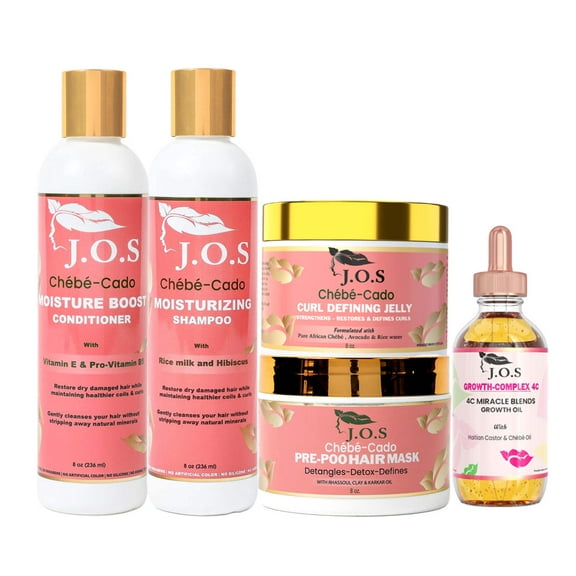 J'Organic Solutions Chebe-Cado Curl Enhancing Hair Treatment Kit