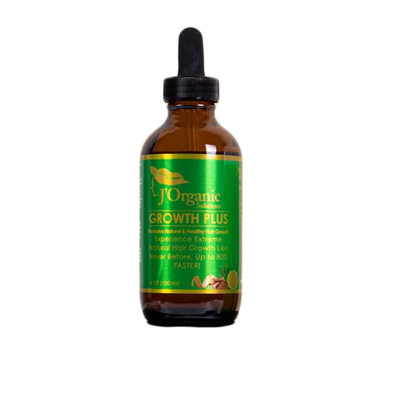 J'Organic Solutions Growth Plus Hair Serum  Natural Scalp Nourishment for Thicker, Stronger Hair​