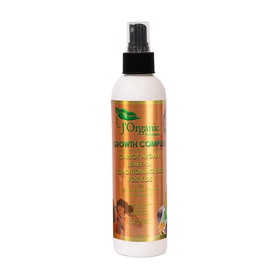 J'Organic Solutions Kids Carrot Argan Leave-In Conditioning Milk, 8 oz
