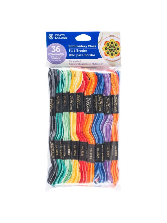 J & P Coats Embroidery Floss Value Pack, 1 Each