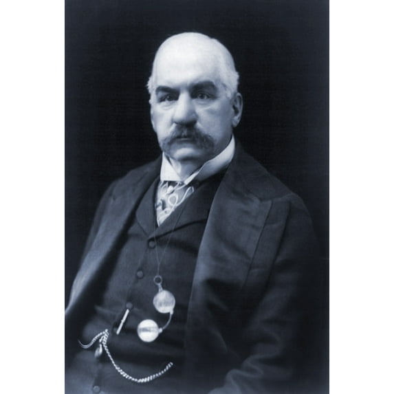 J.P. Morgan American Banker And Financier. He Provided Capital To The Steel And Electric Industries And
