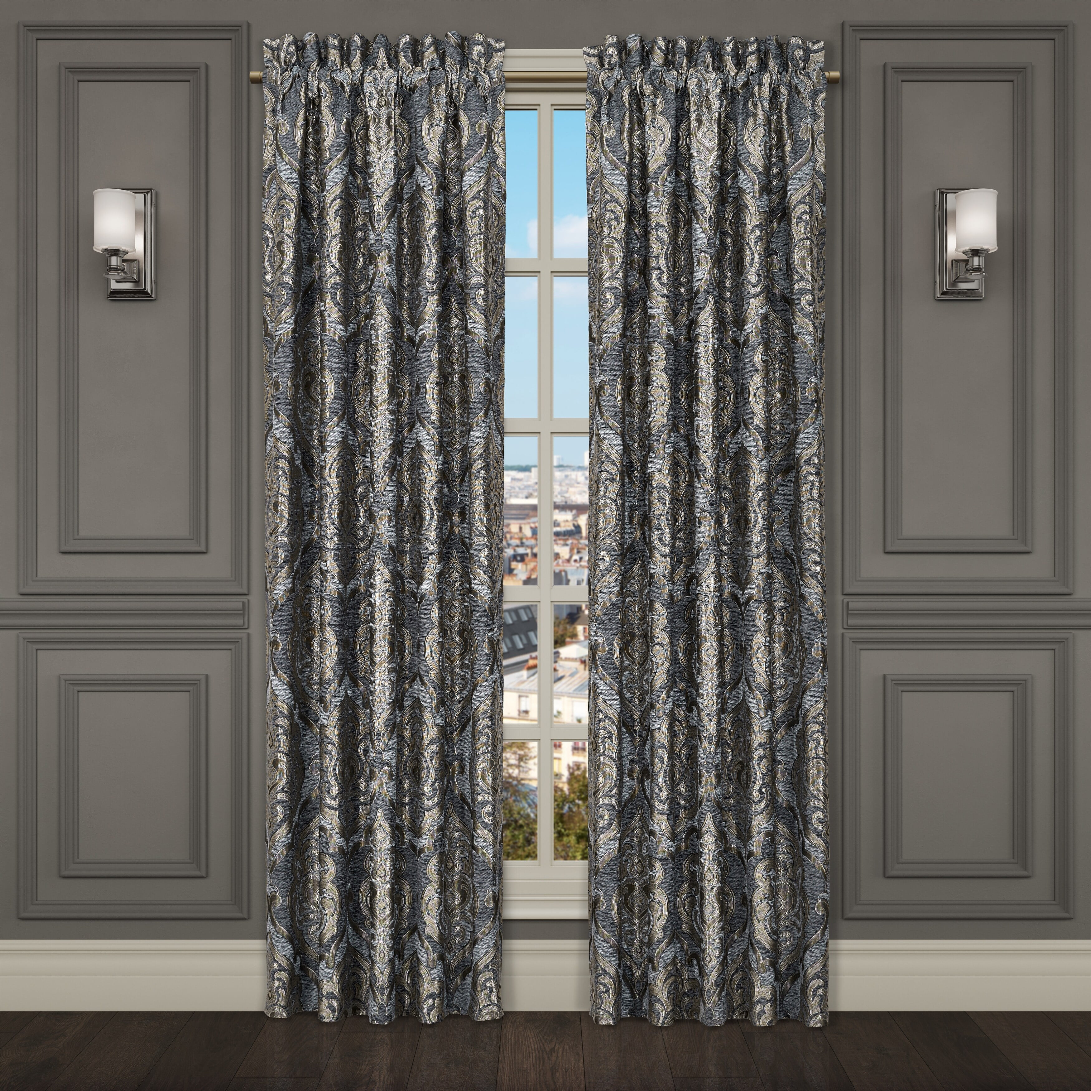 J. Queen New York Amici Window Panel Pair 84 Inches - Walmart.com