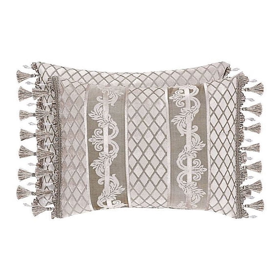 J. Queen New York Bel Air Oblong Throw Pillow in Sand