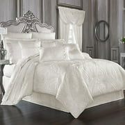 J. Queen New York Bianco California King Comforter Set in White