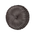 thumbnail image 1 of J. Queen New York  Button-Tufted Round Decorative Throw Pillow Collection Mink 15 x 15, 1 of 5