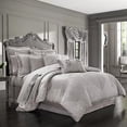 thumbnail image 1 of J. Queen New York  La Scala Silver Comforter Set King, 1 of 2