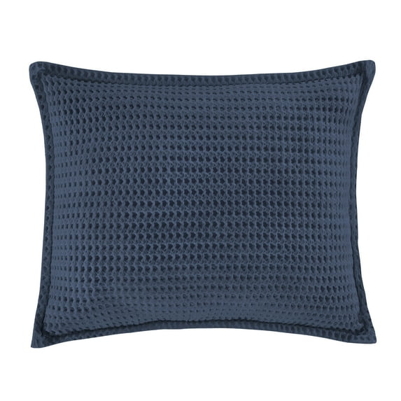J. Queen New York Pebble Beach Pillow Sham Indigo Blue King