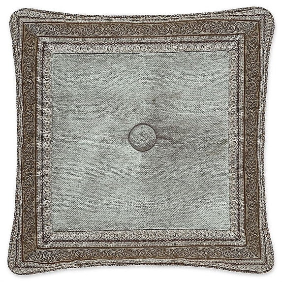 J. Queen New York Provence 16-Inch Square Throw Pillow in Stone