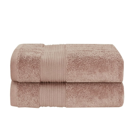 J. Queen New York Serra 2 Piece Turkish Towel Set Dusty Rose Hand