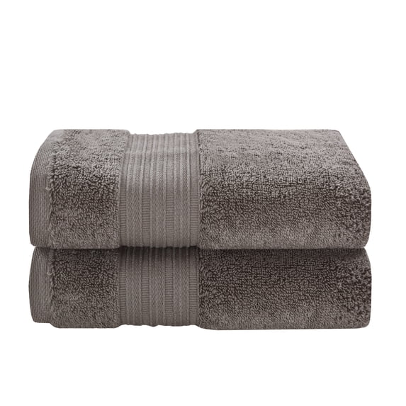 J. Queen New York Serra 2 Piece Turkish Towel Set Graphite Hand