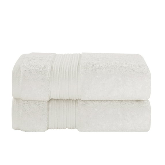 J. Queen New York Serra 2 Piece Turkish Towel Set White Hand