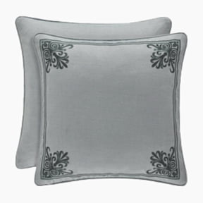 J Queen New York Sorrento Embroidered EURO Sham Size 26" x 26"