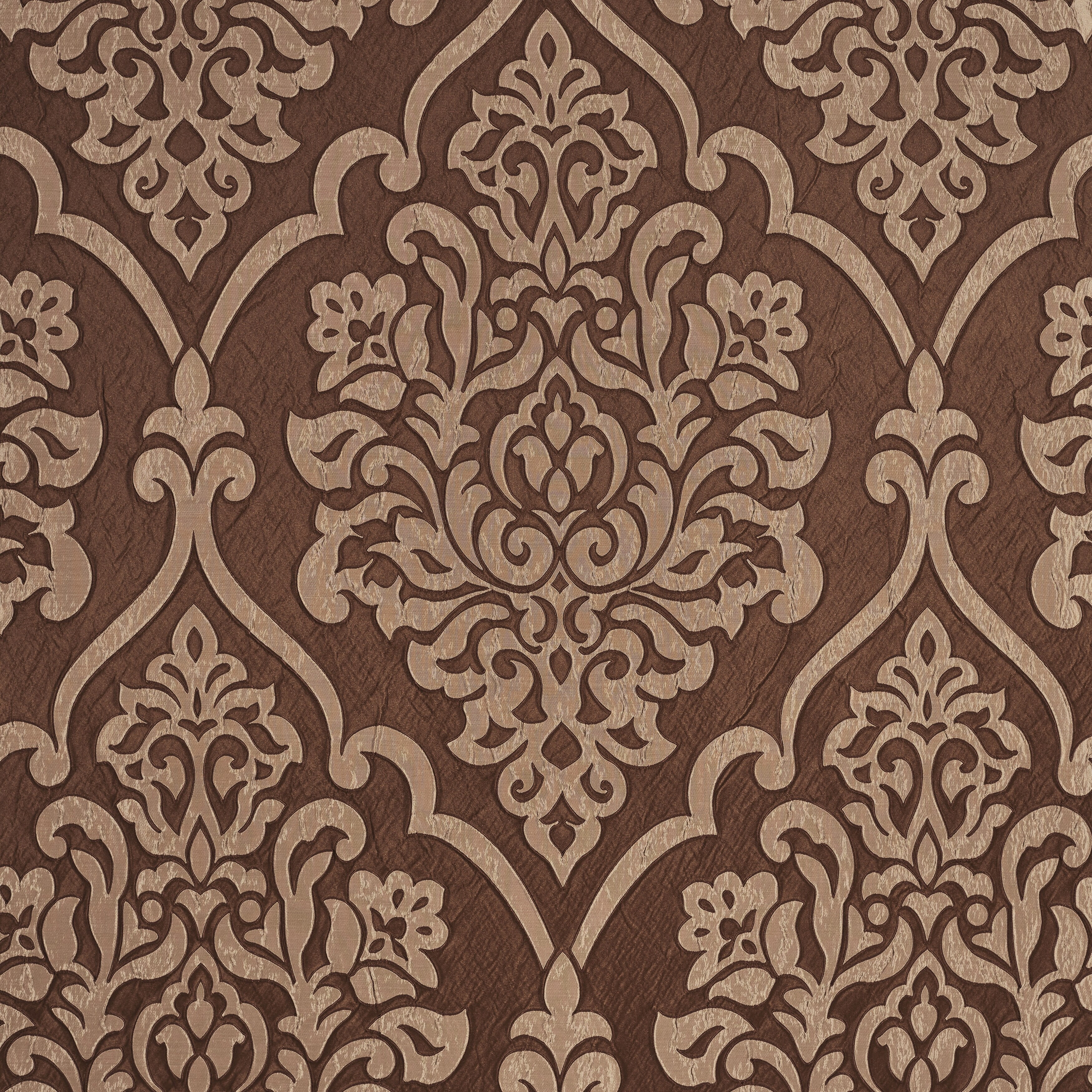 California King Brown Microfiber Gathered Bedspread Set