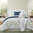 thumbnail image 1 of J. Queen New York Tallulah Blue Comforter Set Queen, 1 of 5