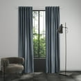 thumbnail image 1 of J. Queen New York Valencia Window Panel Pair Steel Blue, 1 of 5