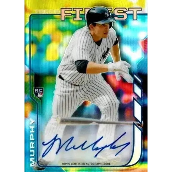 J.R. (John) Murphy New York Yankees 2014 Topps Finest certified autograph card