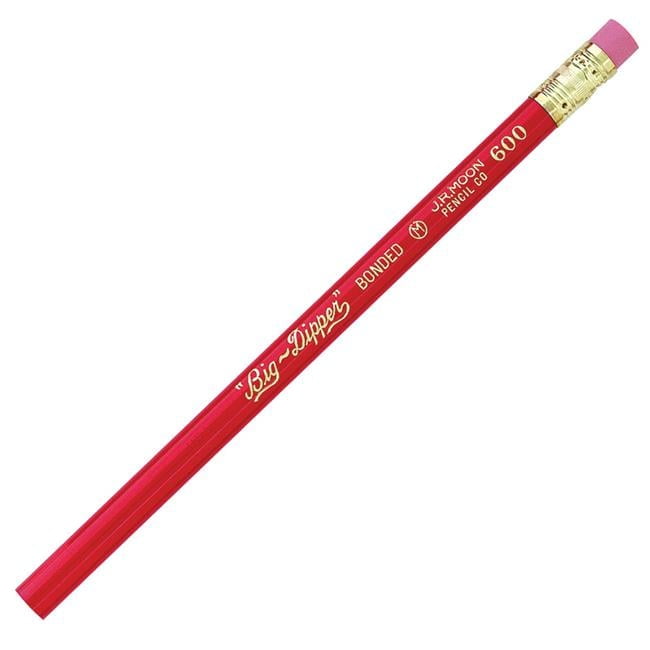 J.R. Moon Pencil Big-Dipper Pencils with Eraser - 3 Dozan - Walmart.com