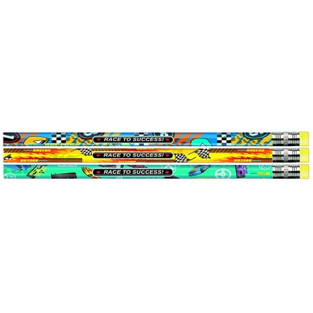 Race To Success Assortment Pencils, Dozen