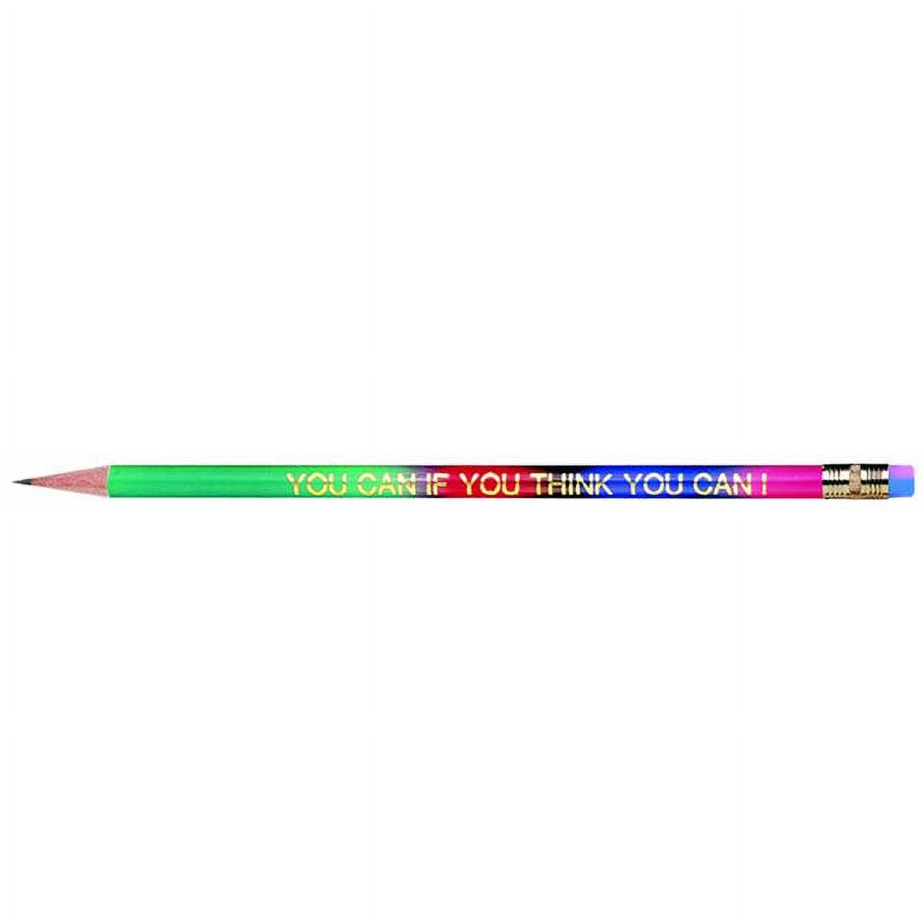 J.R. Moon Pencil JRM7931BBN You Can If You Think You Can Pencils - 12 ...