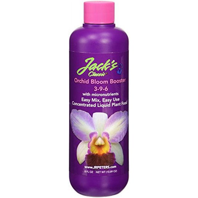 J R Peters Jacks Classic Liquid Orchid Bloom Booster, 8Ounce 50308
