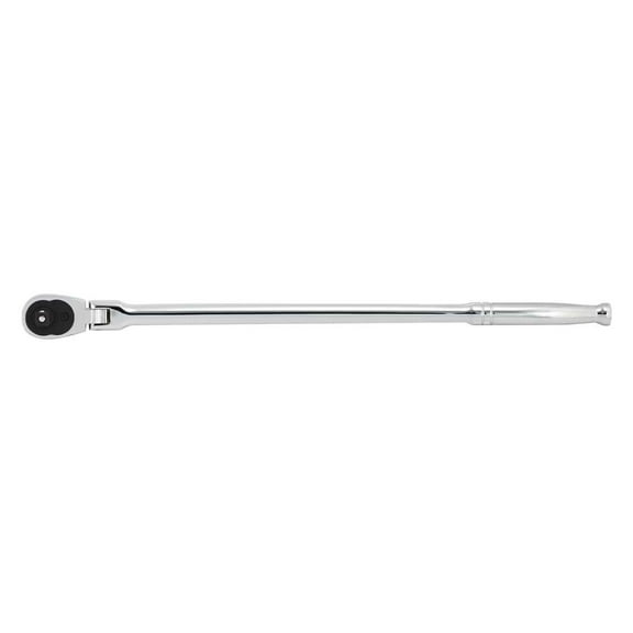 J&R Quality Tools 1/4" Drive Extra Long Flexible Head Ratchet Handle, 11" Long
