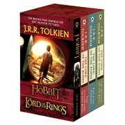 J R R TOLKIEN J. R. R. Tolkien 4-Book Boxed Set: the Hobbit and the Lord of the Rings: The Hobbit, the Fellowship of the Ring, the Two Towers, the Return of the King (Media tie-in) (Paperback)