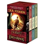J.R.R. Tolkien 4-Book Boxed Set: The Hobbit and the Lord of the Rings : The Hobbit, the Fellowship of the Ring, the Two Towers, the Return of the King (Paperback)