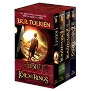 J.R.R. Tolkien 4-Book Boxed Set: The Hobbit and the Lord of the Rings : The Hobbit, the Fellowship of the Ring, the Two Towers, the Return of the King (Paperback)