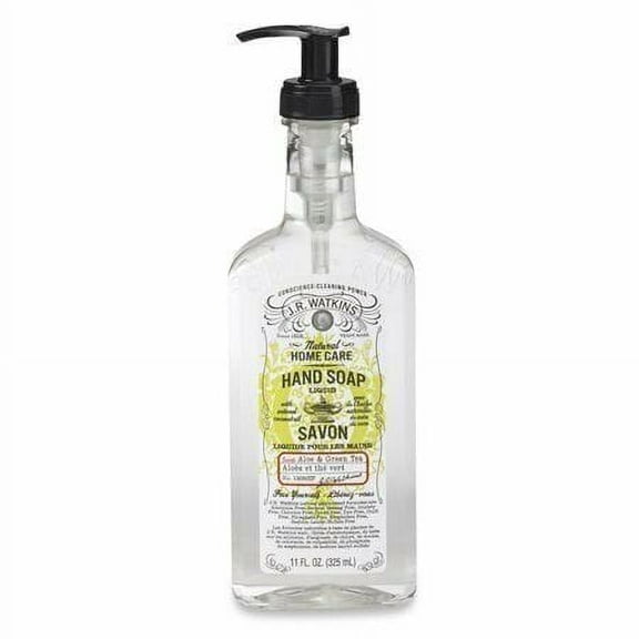 J.R. WATKINS HND SOAP,LIQ,ALOE&GRN TEA, 11 FZ CASE_6