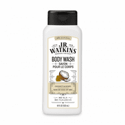 J.R. Watkins Daily Moisturizing Body Wash, Coconut Milk & Honey, 18 oz
