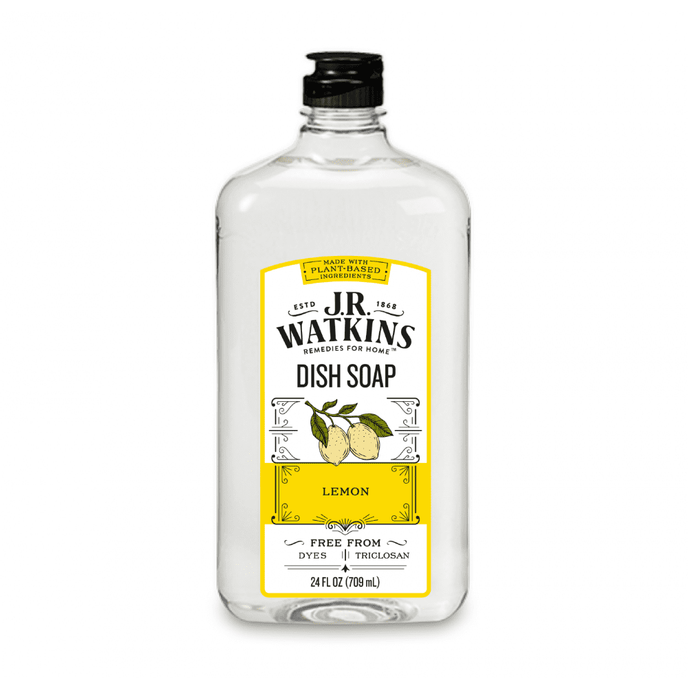 J.R. Watkins Dish Soap, Lemon, 24 oz