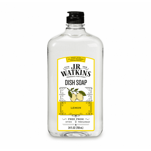 J.R. Watkins Dish Soap, Lemon, 24 oz