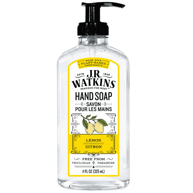 J.R. Watkins Gel Hand Soap, Lemon, 11 oz