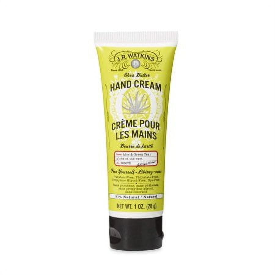 J.R. Watkins Hand Cream, Aloe & Green Tea, Travel Size 1.0 oz.