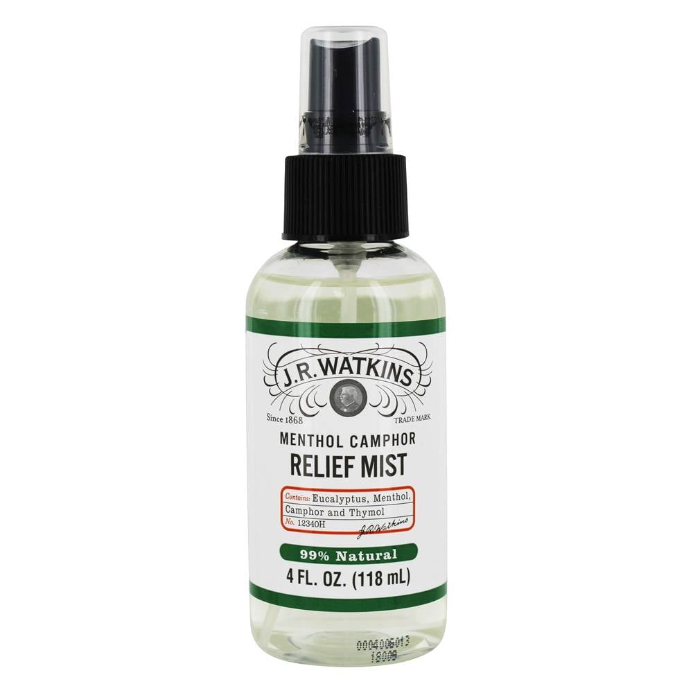 J.R. Watkins Menthol Camphor Relief Mist , 4 Oz
