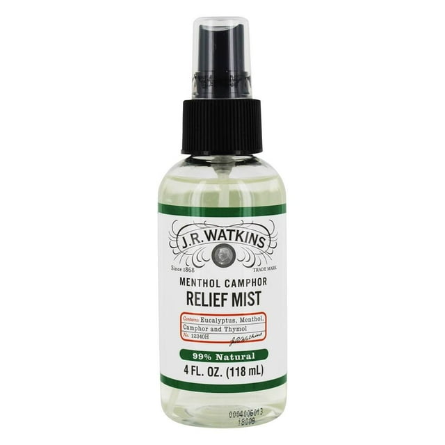J.R. Watkins Menthol Camphor Relief Mist , 4 Oz