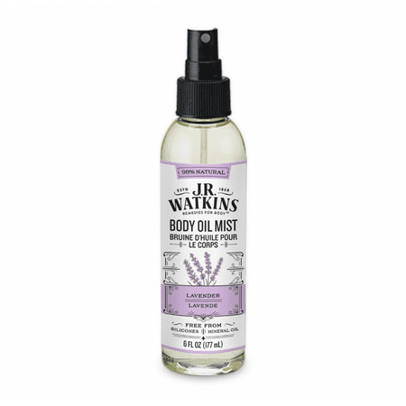 J.R. Watkins Natural Hydrating Body Oil Mist, Lavender, 6 oz