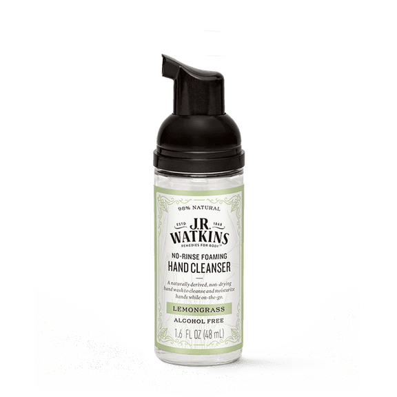J.R. Watkins No Rinse Hand Cleanser - Lemongrass 1.6 fl oz