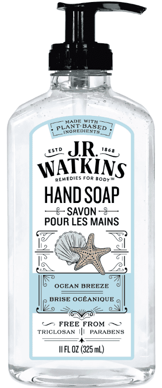J.R. Watkins Ocean Breeze Gel Hand Soap - 11oz