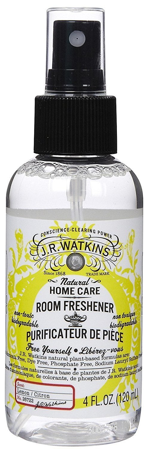 J.R Watkins Room Freshener, Lemon, 4 fl oz